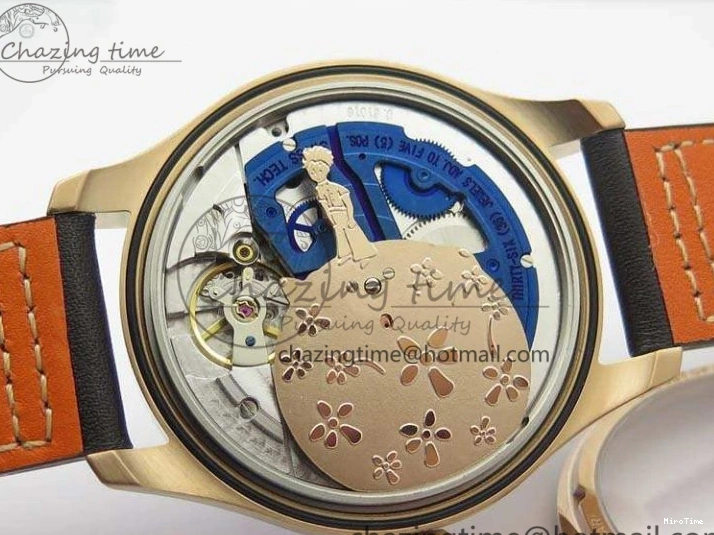 MIROTIME 0302 Big Pilot Real PR IW502701 RG YLF 1:1 Best Edition Blue Dial On Calfskin Strap A Classic 7225